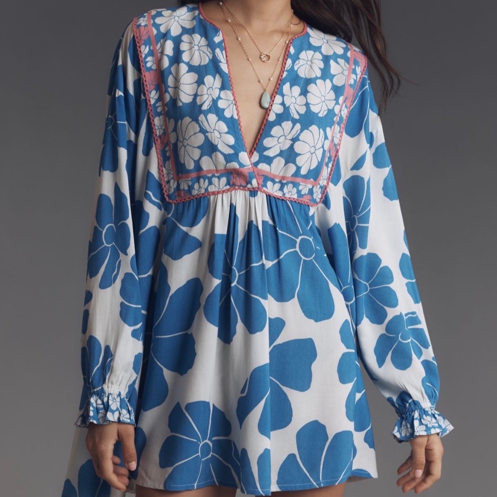 Floral Mini Kaftan